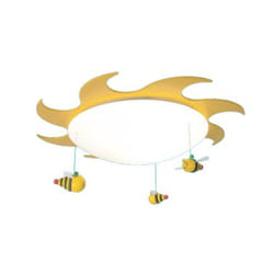 Niermann Standby 4036239006311 éclairage de plafond Blanc, Jaune E27 LED