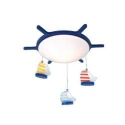 Niermann Standby 633 éclairage de plafond Bleu, Blanc E27