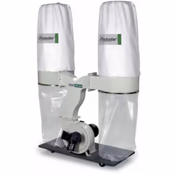 DESCRIPTION: Aspirateur de copeaux double et mobile pour machine à bois. Rapport qualité/prix parfait. Modèle 3x400V. Avantag ...