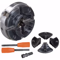 Description générale Le mandrin 4 mors de 100 mm est un accessoire essentiel pour les tours à bois, offrant une solution de s ...