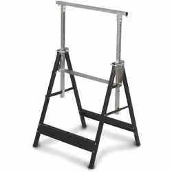 DESCRIPTION: Tréteau télescopique robuste, pliable et réglable. Avantages: Robuste Cornière carrée en acier stable et solide  ...