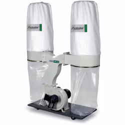 DESCRIPTION: Aspirateur de copeaux double et mobile pour machine à bois. Rapport qualité/prix parfait. Modèle 1x230V. Avantag ...