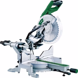 Coupe croisée et miter a vu KGZ 255 E Plaque de base et platine en aluminium moulé Démarrage doux Projection laser sur la piè ...