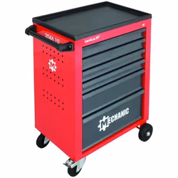 Carolus Servante datelier MECHANIC 6 tiroirs rouge-anthracite numéro darticle 2835940
