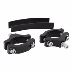 Supports pour fixation porte bagage vélo - Racktime - Demi-collier - Noir