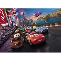 Papier peint - Disney - Cars Race - 254x184 cm - Motif enfant - Colle incluse