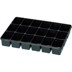 Mallette de rangement séparations fixes 815355 (l x l x h) 335 x 235 x 50 mm Nombre de compartiments: 18 1 pc(s) C93233
