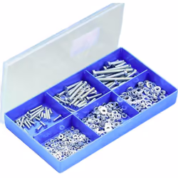 Informations techniques Contenu: 400 parties Type de produit: Assortiment de vis filetées Points forts 20 types de vis fileté ...