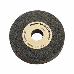 Meule en corindon normal, Dimensions : 200 x 25 x 51 mm, Grain 36, Dureté P - Pour le meulage d'aciers faiblement alliés, aci ...