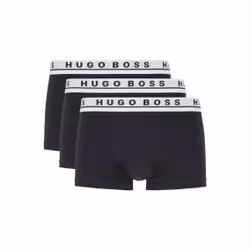 HUGO BOSS 4037556031710, Mâle, Noir, S, EUE, 3 pièce(s), Coton, Elastane