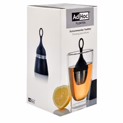 AdHoc Floatea passe-thé Plastique, Acier inoxydable Noir, Argent - Vue supplémentaire 5