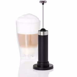 AdHoc RAPID Mousseur à lait automatique Noir, Argent