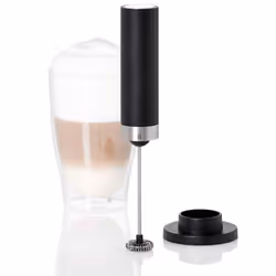 AdHoc RAPID Mousseur à lait automatique Noir, Argent