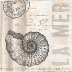 PW International 20 Serviettes La Mer