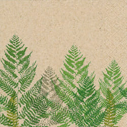 Paper + Design 192800 serviette et serviette de table en papier Beige, Vert 25 pièce(s)