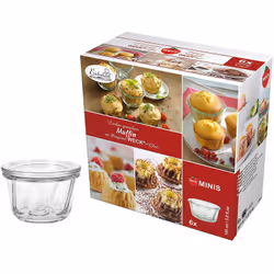 Rundrandglas Gugelhupf 165ml mit 80mm Deckel 6er Pack Montant du contenu: 1 pièce par Pack Mélange de matériaux Glas Volume 1 ...