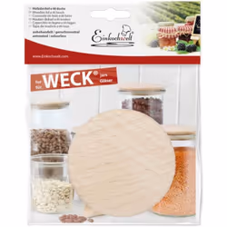 Couvercles pour casseroles de modèle WECK Bois Lid 80mm Hêtre WECK Wooden Lid 80mm Beech of the brand Weck Weck. Les produits ...