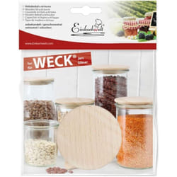 Couvercles pour bocaux de cuisine, multicolore, unique - Weck