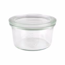 Set 6 bocaux coniques droits 165 ml - Ces bocaux conviennent pour conserver presque tout ! - Pour servir vos desserts ou entr ...