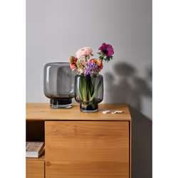 Philippi Vejle bougeoir Verre Marron, Gris
