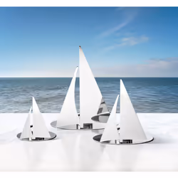 Philippi Regatta bougeoir Acier inoxydable