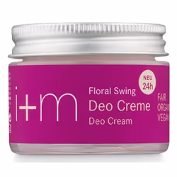 i+m Deo Creme, Unisexe, Déodorant, Déodorant crème, Pot, 30 ml, Floral Swing