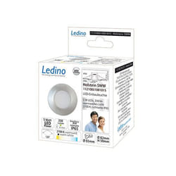 Ledino Holstein WWW éclairage de plafond Acier inoxydable Ampoule(s) non remplaçable(s) LED E