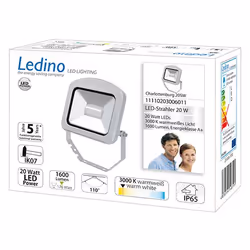 Ledino Charlottenburg 20SW 20 W LED Argent F