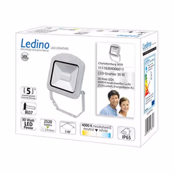 Ledino Charlottenburg 30SN 30 W LED Argent F