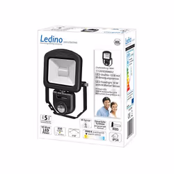 Ledino Charlottenburg 10BWI 10 W LED Noir F