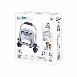 Ledino 30B 30 W LED Noir, Argent F
