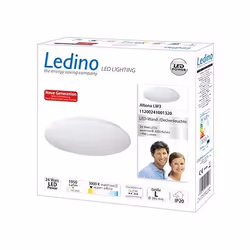Ledino Altona LW3, LED, Ampoule(s) non remplaçable(s), 3000 K, 1950 lm, IP20, Blanc