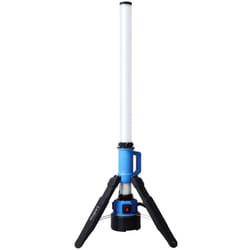 Colonne lumineuse led Colonne de projecteur de travail Alu Batterie Noir Hybride h 100 cm