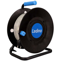 Ledino - led Band Stripe Deko Aluminium Blanc Enrouleur de câble IP65 l 25 m
