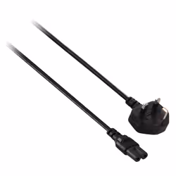 V7 Câble d'alimentation AC Notebook Prise RU vers IEC-C8 noir 2m 6.6ft, 2 m, Coupleur C7