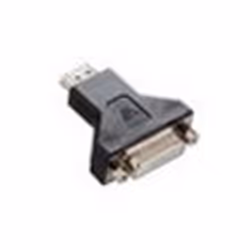 V7 DVI-D to HDMI Adapter F/M - Schwarz, HDMI, DVI-D, Noir