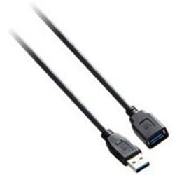V7 Câble d'extension USB 3.0 A femelle vers USB 3.0 A mâle, noir 3m 10ft