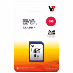 V7 Carte SDHC 8 Go classe 4