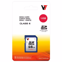 V7 Carte SDHC 16 Go classe 4