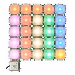 ALLNET 124344, Bleu, Vert, Orange, Rouge, Blanc chaud, Jaune