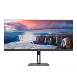 AOC V5 U34V5C/BK écran plat de PC 34" UltraWide Quad HD LCD Noir