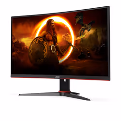 AOC G2 C27G2E/BK écran plat de PC 27" Noir, Rouge - Vue supplémentaire 4