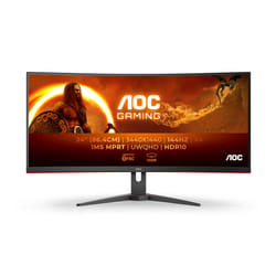 AOC G2 CU34G2XE/BK écran plat de PC 34" Noir, Rouge