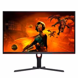 AOC G3 U32G3X/BK LED display 31.5" 4K Ultra HD Noir, Rouge
