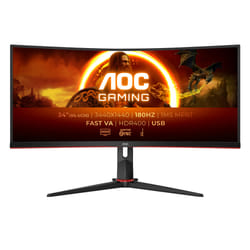 AOC G2 CU34G2XPD/BK écran plat de PC 34" Wide Quad HD LED Noir, Rouge