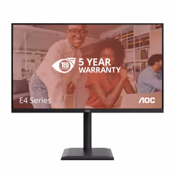 AOC E4 Q32E4U écran plat de PC 80 cm (31.5") Quad HD LED Noir - Vue supplémentaire 2