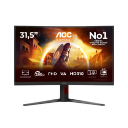 AOC G4 C32G4Z écran plat de PC 80 cm (31.5") 1920 x 1080 pixels Noir, Rouge