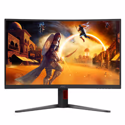 AOC G4 C32G4Z écran plat de PC 80 cm (31.5") 1920 x 1080 pixels Noir, Rouge - Vue supplémentaire 3