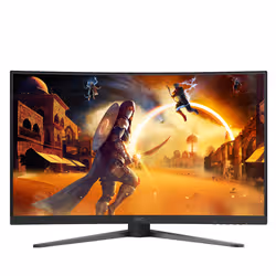 AOC G4 C32G4Z écran plat de PC 80 cm (31.5") 1920 x 1080 pixels Noir, Rouge - Vue supplémentaire 4