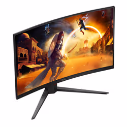 AOC G4 C32G4Z écran plat de PC 80 cm (31.5") 1920 x 1080 pixels Noir, Rouge - Vue supplémentaire 7